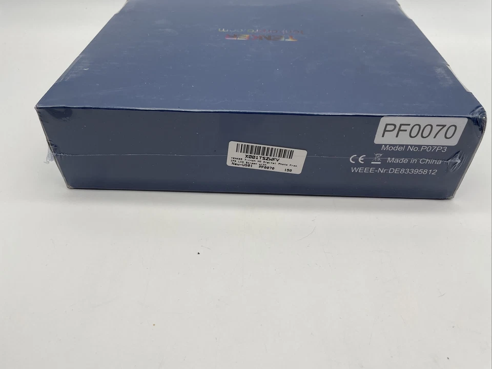 TENKER PF0070 HD Digital Photo Frame IPS LCD Screen with Remote Mod P07P3 - Image 3 of 4