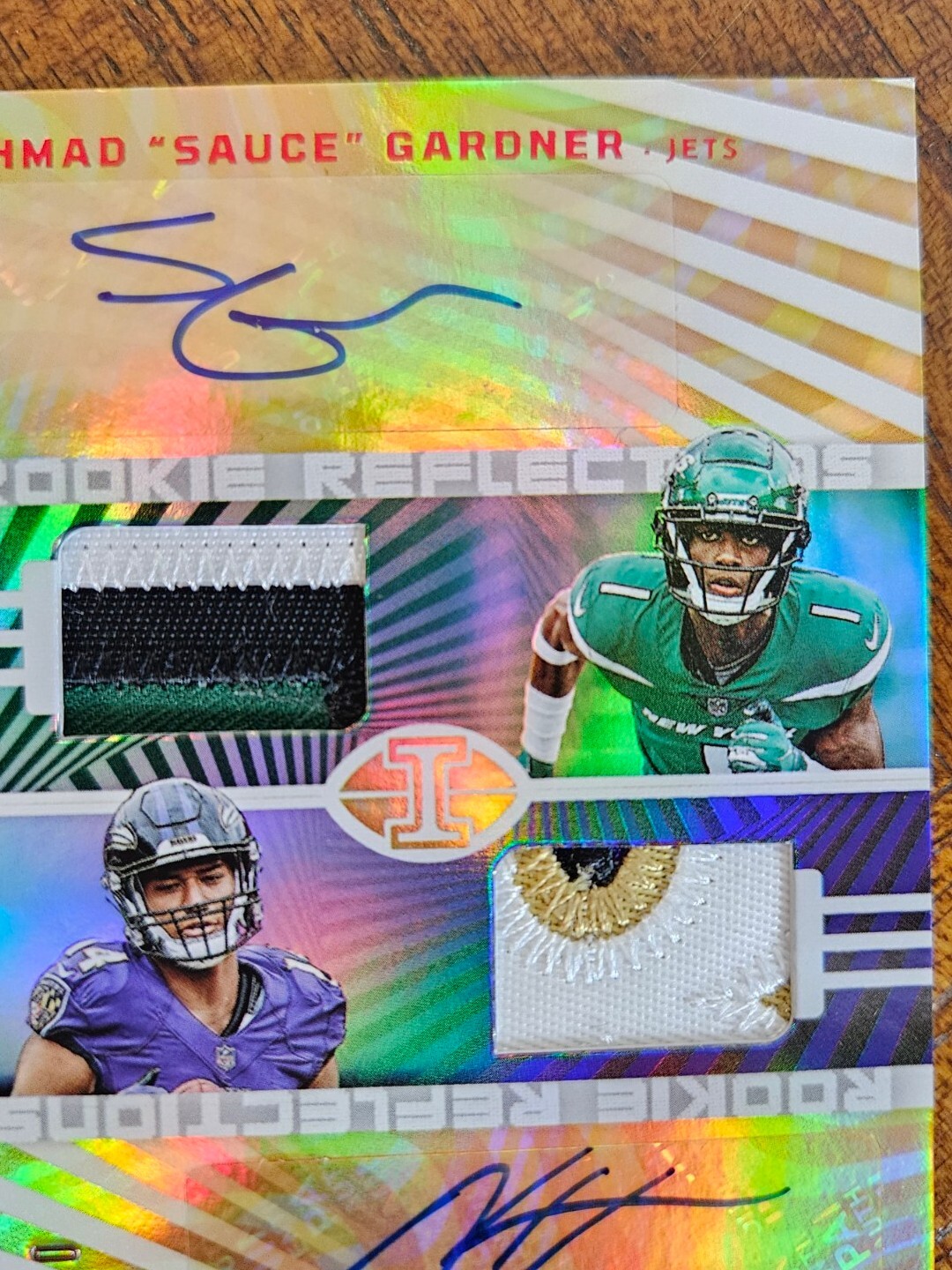 2022 ILLUSIONS AHMAD SAUCE GARDNER & KYLE HAMILTON RC PATCH AUTO /50 READ *YCC* eBay