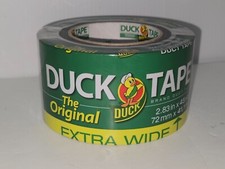 Extra Wide Duck Tape Brand Duct Tape- Silver, 2.83in x 45yd.
