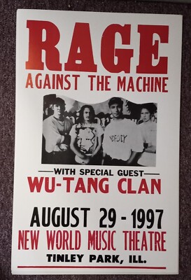 RAGE  BAND  POSTER MUSIC PRINT PICTURE