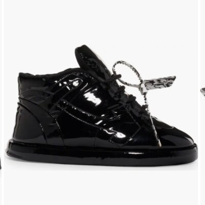 Off-White Women s Bump High Sneaker Black Size EU 38 US 7.5/8 Made in Italy