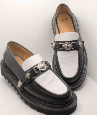 TOGA PULLA LEATHER TWO TONE LOAFER- NEW W BOX