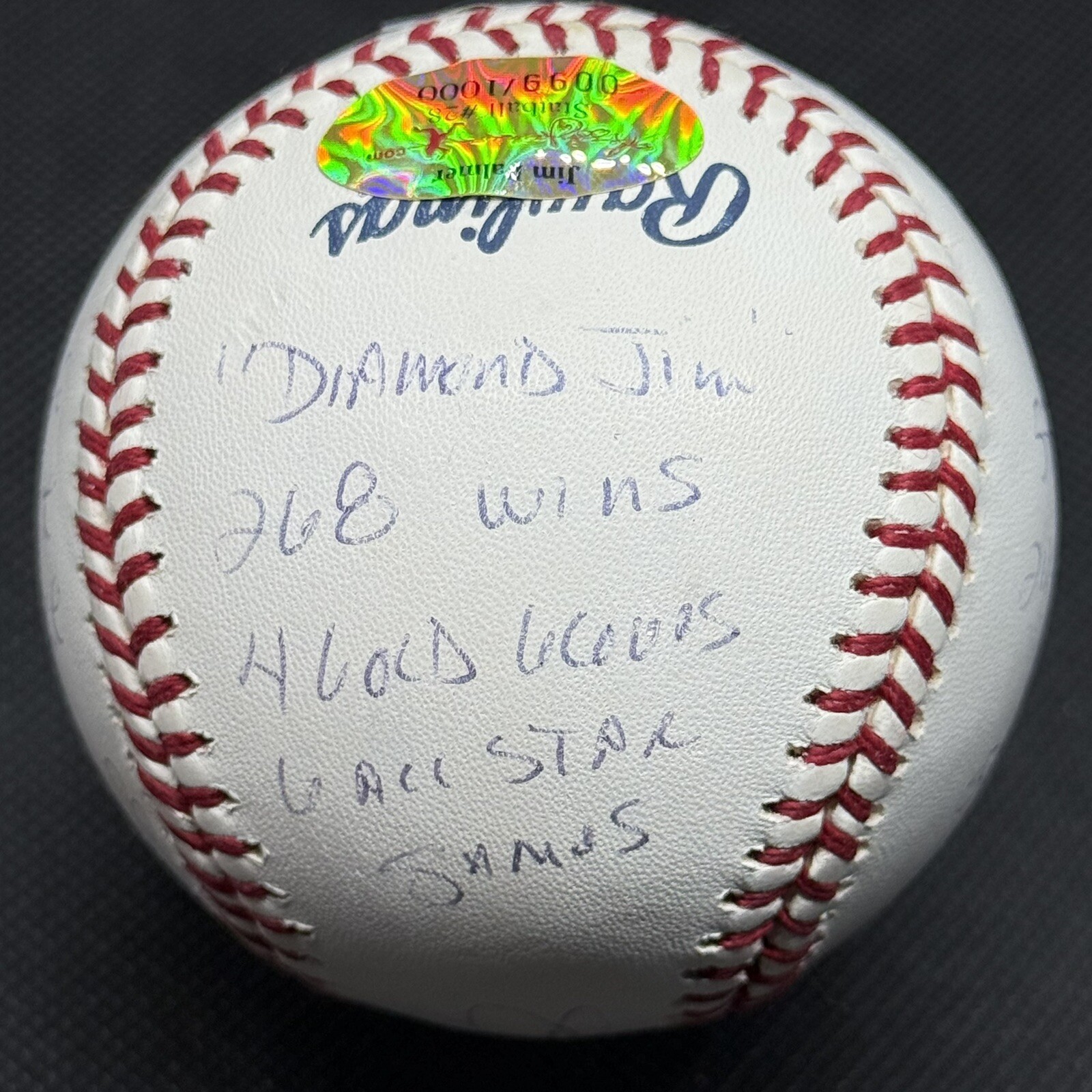 Jim Palmer 15x Stat Signed Baseball Reggie Jackson COA Beckett Orioles HOF 2 - image 3