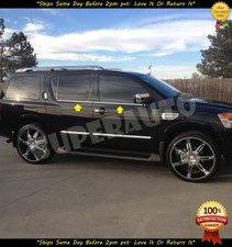 For 2004-2015 Nissan Armada Polished 4pcs Window Sills Moldings Trims 11 12 13