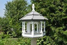 LARGE Poly Gazebo Bird Feeder Spindle  10qt DELUXE tube  Amish handmade