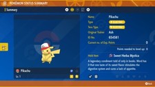   Shiny Original Cap Pikachu 6 ivs Shiny Locked  Pokemon Scarlet and Violet  
