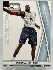 Damion James 2010-11 Prestige #233 Draft Picks Light Blue Parallel /999 Rookie