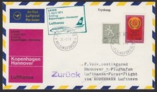 FINLAND 1971 Lufthansa first flight cover to Germany........................H286
