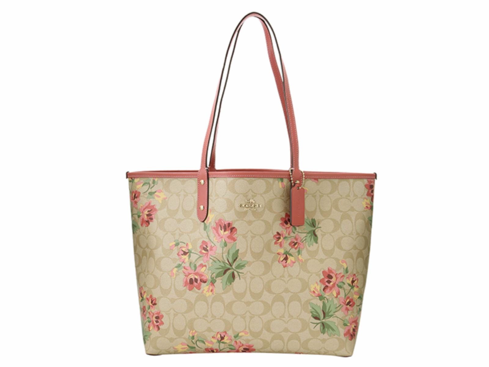 coach ava tote floral