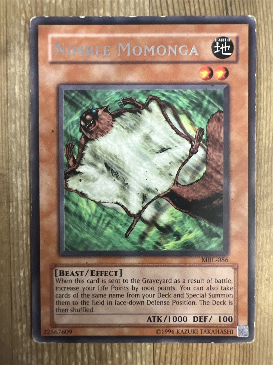 Yu-Gi-Oh! Nimble Momonga MRL-086 Rare Unlimited Edition Yugioh