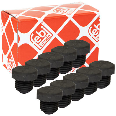 Ölablassschraube 10x FEBI 48877 M14 x 1,5 mm für Daewoo Opel Corsa Astra Omega
