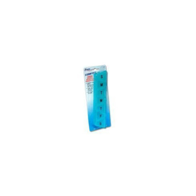 Comfees 7 Day Contour Weekly Pill Reminder Large Size Easy to Open Lids 1 ct
