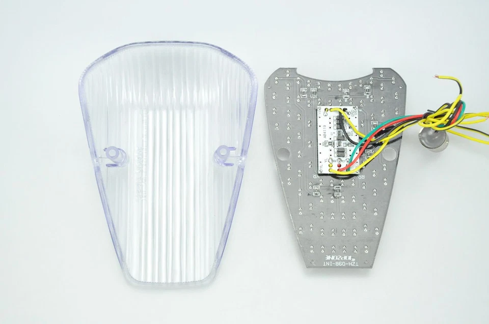 Luz trasera LED señal de giro apta para Honda VTX 1300C 1800C transparente Foto 2 de 2