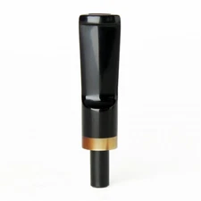Acrylic Straight Briar Tobacco Pipe Stem Replacement Smoking Pipe Mouthpieces