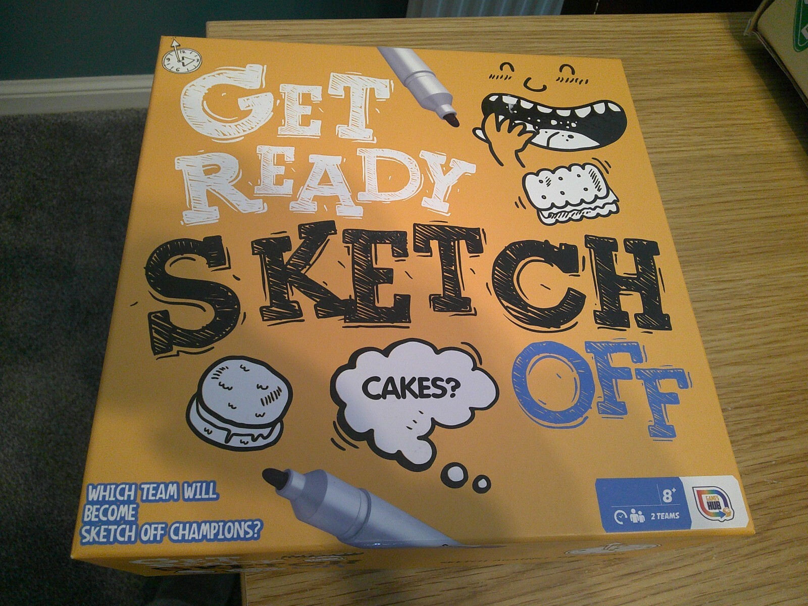 GET READY SKETCH OFF BY GAMES HUB IN GOOD CONDITION FREE UK POST