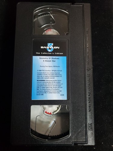 1997 Babylon 5 Collectors Edition VHS Geometry of Shadows A Distant Star - Picture 3 of 3