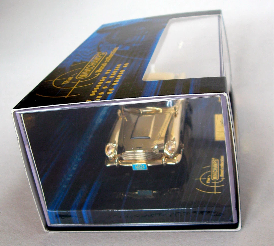MINICHAMPS JAMES BOND 007 1:43 GOLD PLATED ASTON MARTIN DB5 "CASINO ROYALE" MIB - Immagine 3 di 3