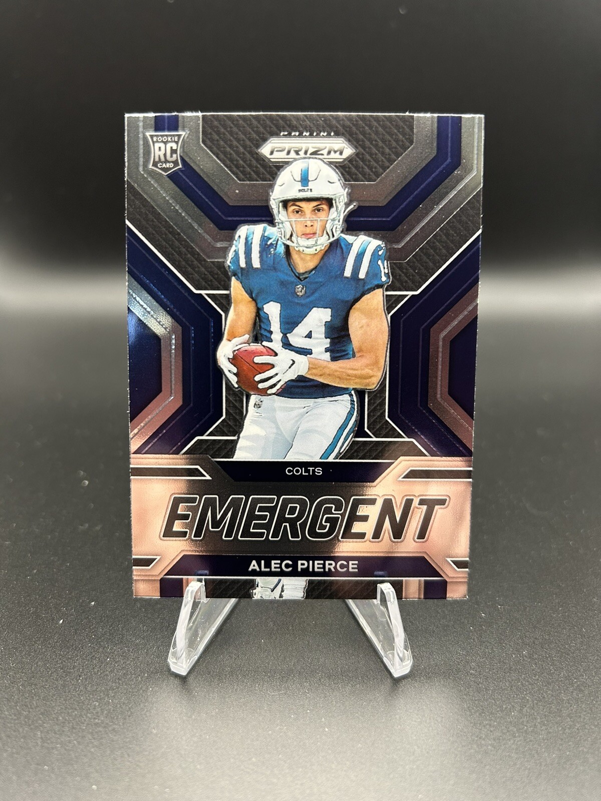 2022 Panini Prizm Alec Pierce Emergent Insert Rookie Card RC Indianapolis Colts