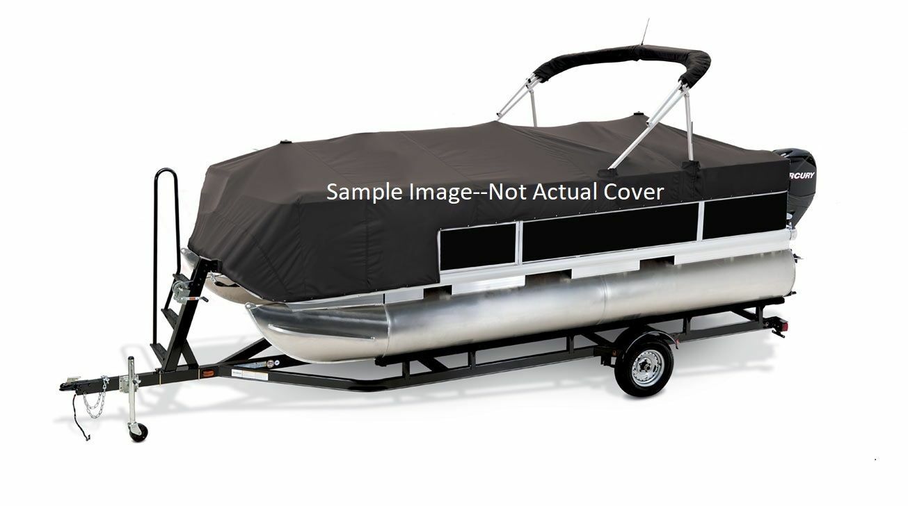NEW Sun Tracker Mooring Cover for 2014 Party Barge 24 Pontoon (Black