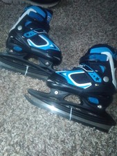 Kids Ice Skate Shoes Nattork Adjustable Boys size 10c - 13c small 31-34