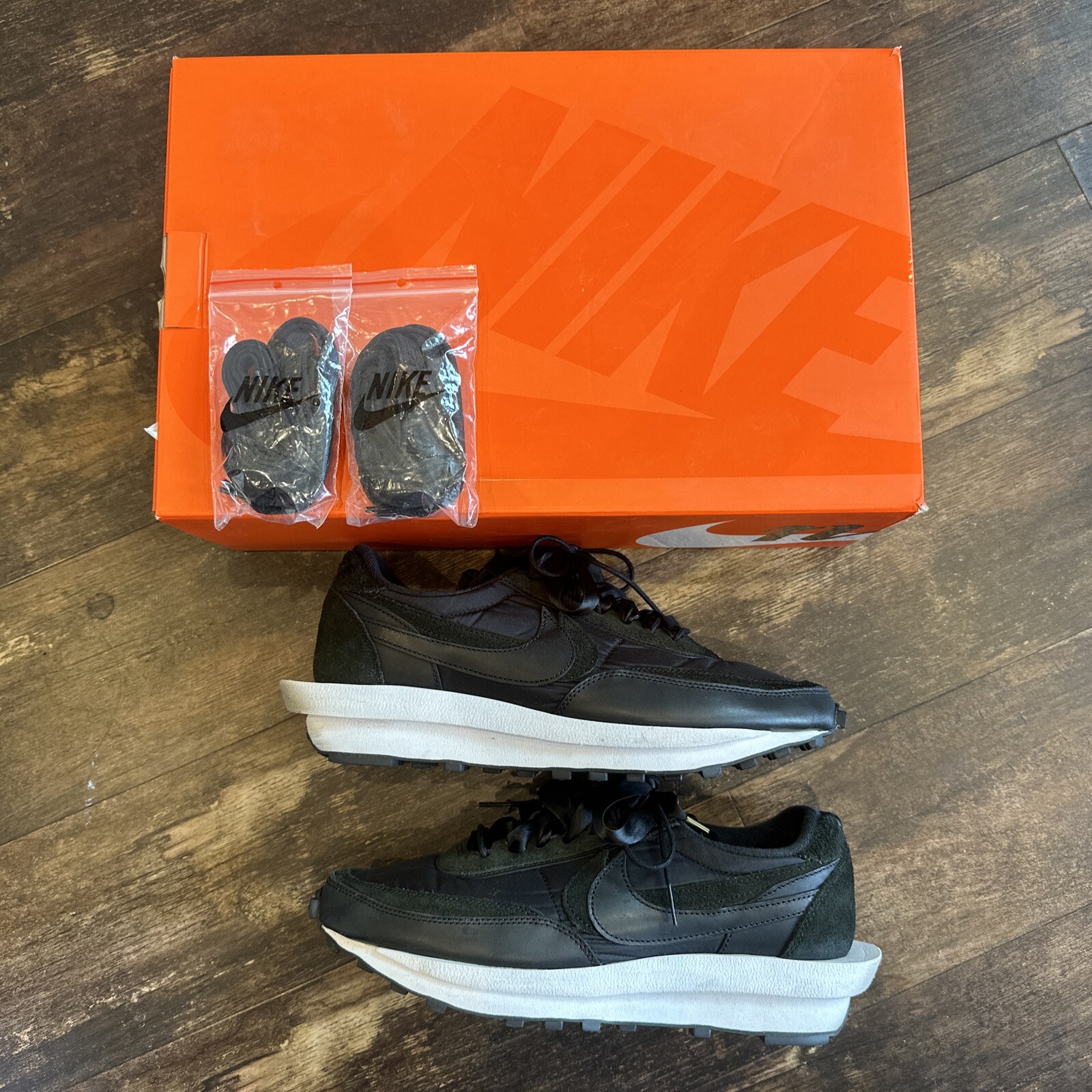 SACAI X NIKE Nike LD Waffle x Sacai Nylon Nero US Taglia Uomo 11