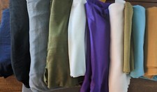 Jersey Knit Spandex Fabric Selections under a yard remnants - Your Choice