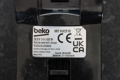 23) Genuine Beko Acti-flex VRT 94929 VI Spare Parts: Bin, Wand