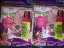 Dora the Explorer Potty Topper Toilet Seat Covers Lot of 2 Packs of 10