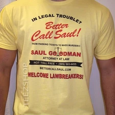 BETTER CALL SAUL funny Breaking Bad Los Pollos Walter White lawyer show T-Shirt