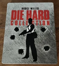 DIE HARD Steel Book 5 Movie Collection Blu-Ray Good Day With a Vengeance Willis
