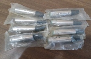 (8 Pack) Switchcraft A3F Female 3-Pin XLR Mic Cable End Connector Nickel finish