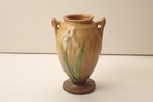 Vintage Roseville Pottery Iris 5" 1938 Brown Vase — photo 1
