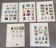 Sammlung Briefmarken aus Malawi sauber bestückt auf 5 Albumseiten
