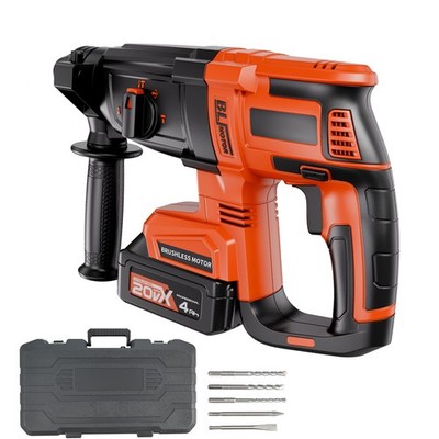 Akku Bohrhammer 20V Schlagbohrmaschine Akku 1200U/min SDS-Plus Bürstenloser