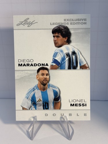 Messi * Diego Maradona * 2025 "Special Release" Double Edition Soccer Card