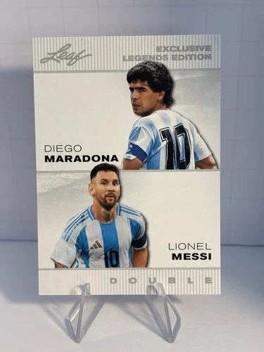 Messi * Diego Maradona * 2025 "Special Release" Double Edition Soccer Card