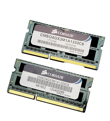 Corsair 8GB (2x4GB) DDR3 1333MHz SO-DIMM Laptop RAM CMSO4GX3M1A1333C9