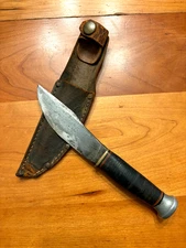 VINTAGE MARBLES WOODCRAFT HUNTING KNIFE GLADSTONE MICH  PAT'D 1916 USA