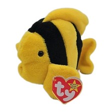 TY Beanie Baby Bubbles The Fish 1995 W Tag BB8
