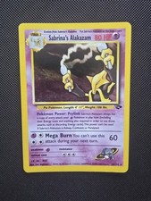 Pokemon TCG Sabrina's Alakazam 16/132 Gym Challenge Holo WOTC
