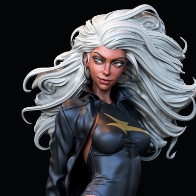 Storm X Men | Garage Kit DIY Figur Statue BEMALT 3D Modell