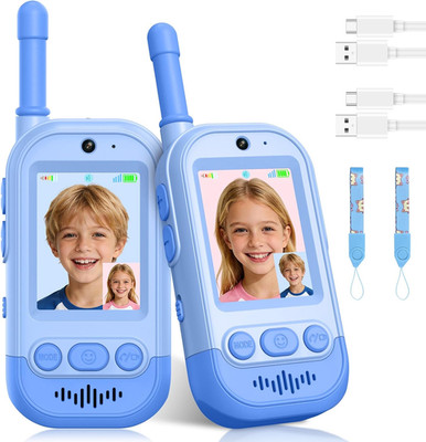 Video Walkie Talkie Kinder, Gofunly 2Er Set Walky Talky Aufladbar Mit Bildschirm