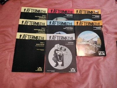 AFTERMATH! roleplaying Simulation 1-3 + Scenario Books 