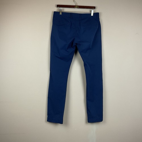 J Crew Flex Performance Pants Mens 32 X 32 Blue Lightweight Quick Dry Poly - Picture 4 of 11