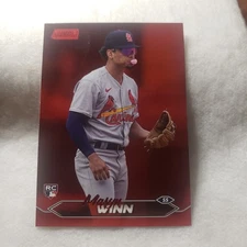 2024 Topps Stadium Club Masyn Winn Red Foil Rookie Card 