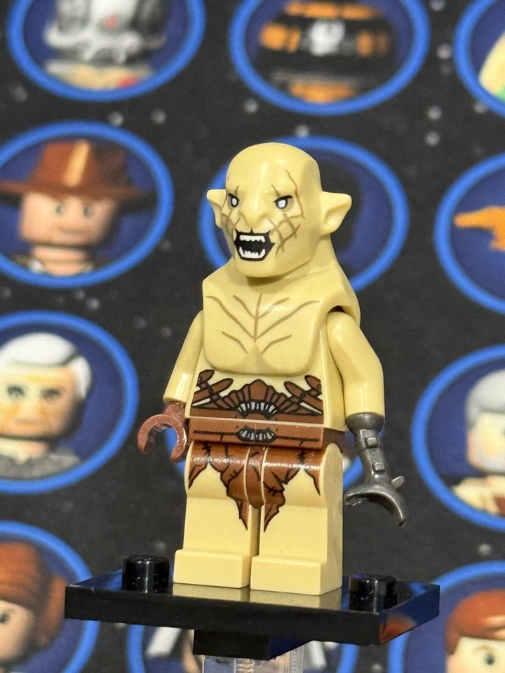 LEGO Herr der Ringe / Hobbit Azog (weit offener Mund) Minifigur lor109 RAR - Bild 4 von 4