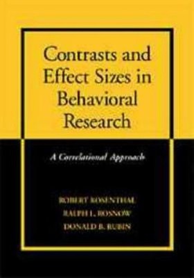 Contrasts and Effect Sizes in Behavioral Research : A Correlation