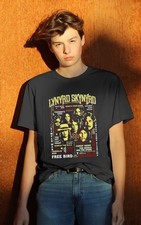 Rare Lynyrd Skynyrd Song List T-shirt, Unisex Black Cotton T-shirt, Size S-4XL