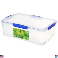 Sistema KLIP IT 7L Airtight Food Storage Container - Stackable, BPA-Free, Clear