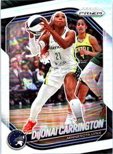 2025 Panini Prizm WNBA #9 DiJonai Carrington Silver Prizms